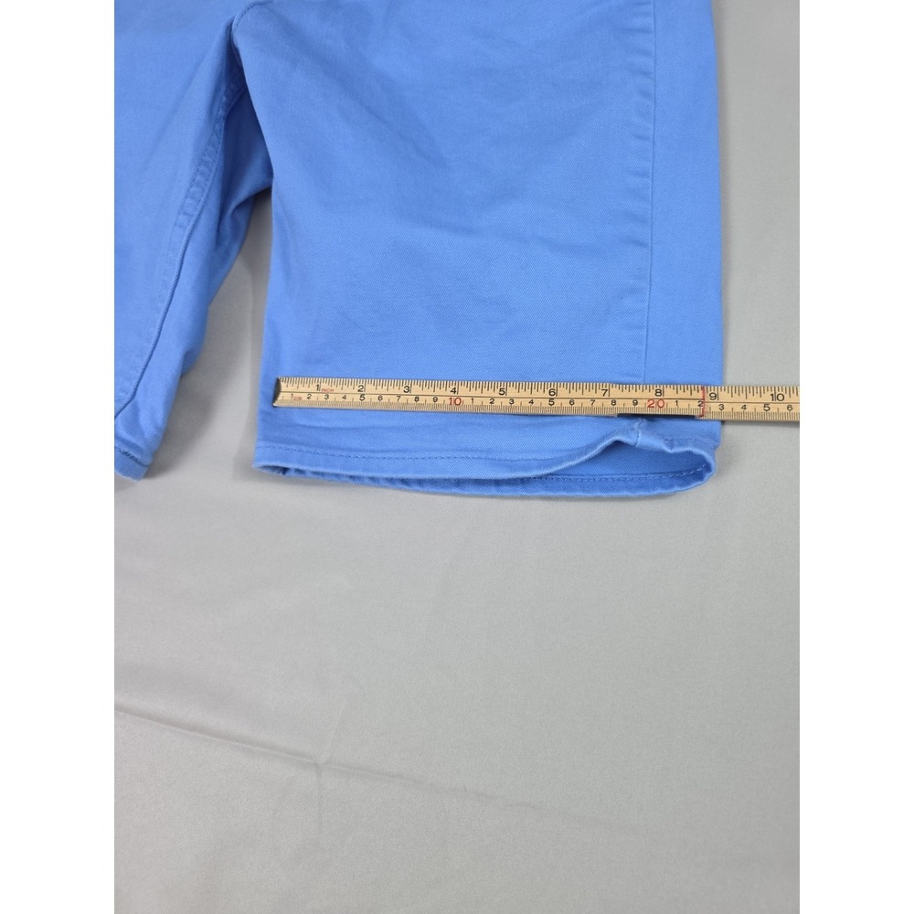 Lee Women's Mid Rise Sky Blue Bermuda Shorts Size 6 Stretch - Picture 5 of 12